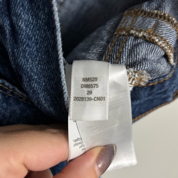 Madewell Denim Maxi Skirt Sz 29 - Picture 5 of 11